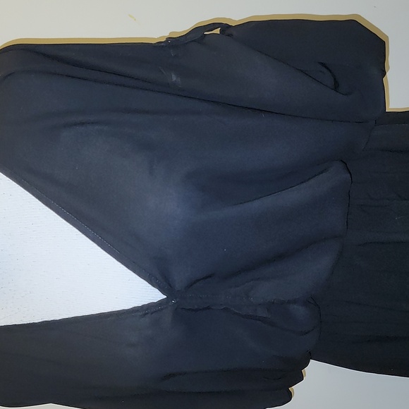 Erika Pena Black Maxi Dress Size S/M - Picture 2 of 8